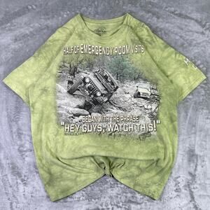 The Mountain Moab Utah Off Roading Funny Graphic Tie-dye T-shirt Size XL